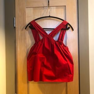 Zara fancy halter loose crop top